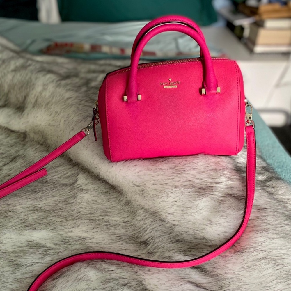 Hot Pink Small Kate Spade Crossbody Bag